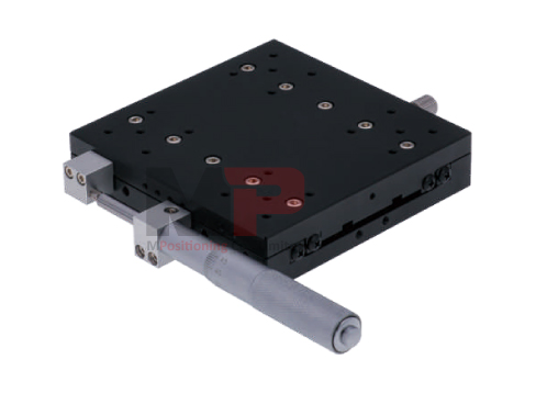50 mm Travel Manual Linear Stage T125X-50L with Leftside-Mounted Micrometer